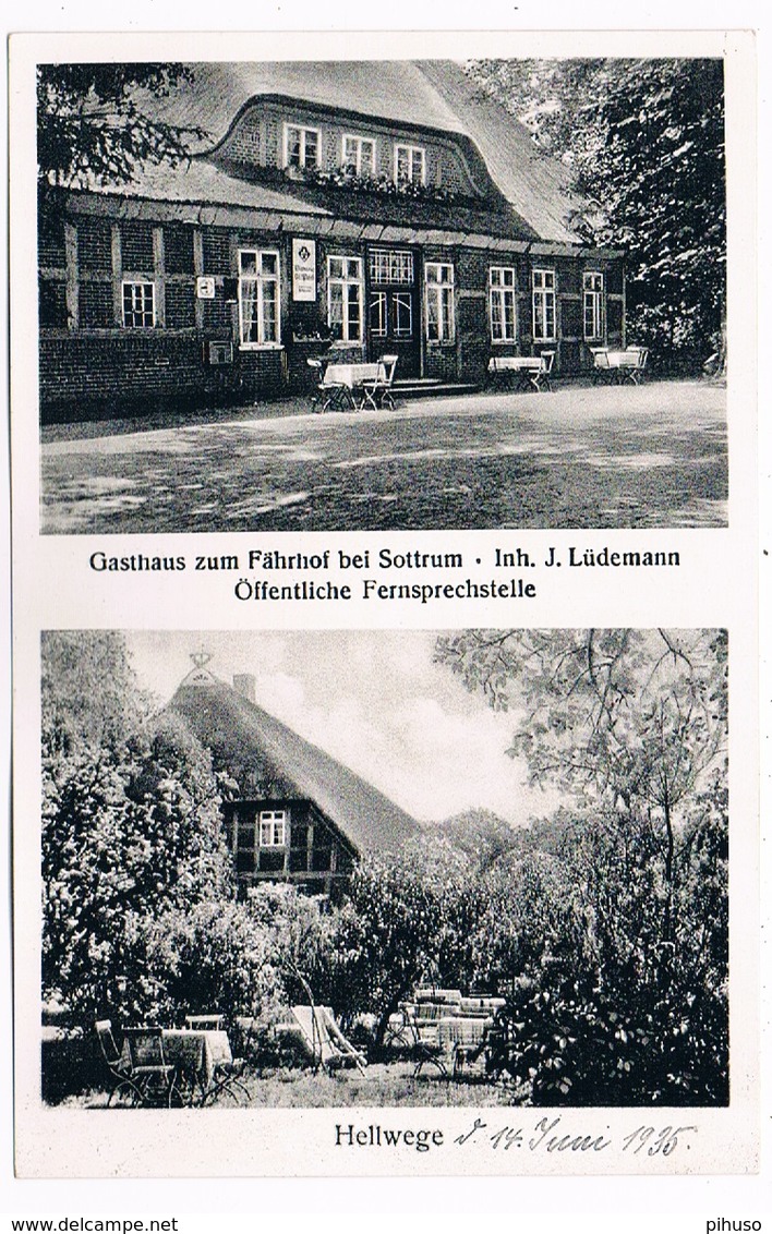 D-9630   SOTTRUM / HELLWEGE : Gasthaus Zum Fährhof - Rotenburg (Wümme)