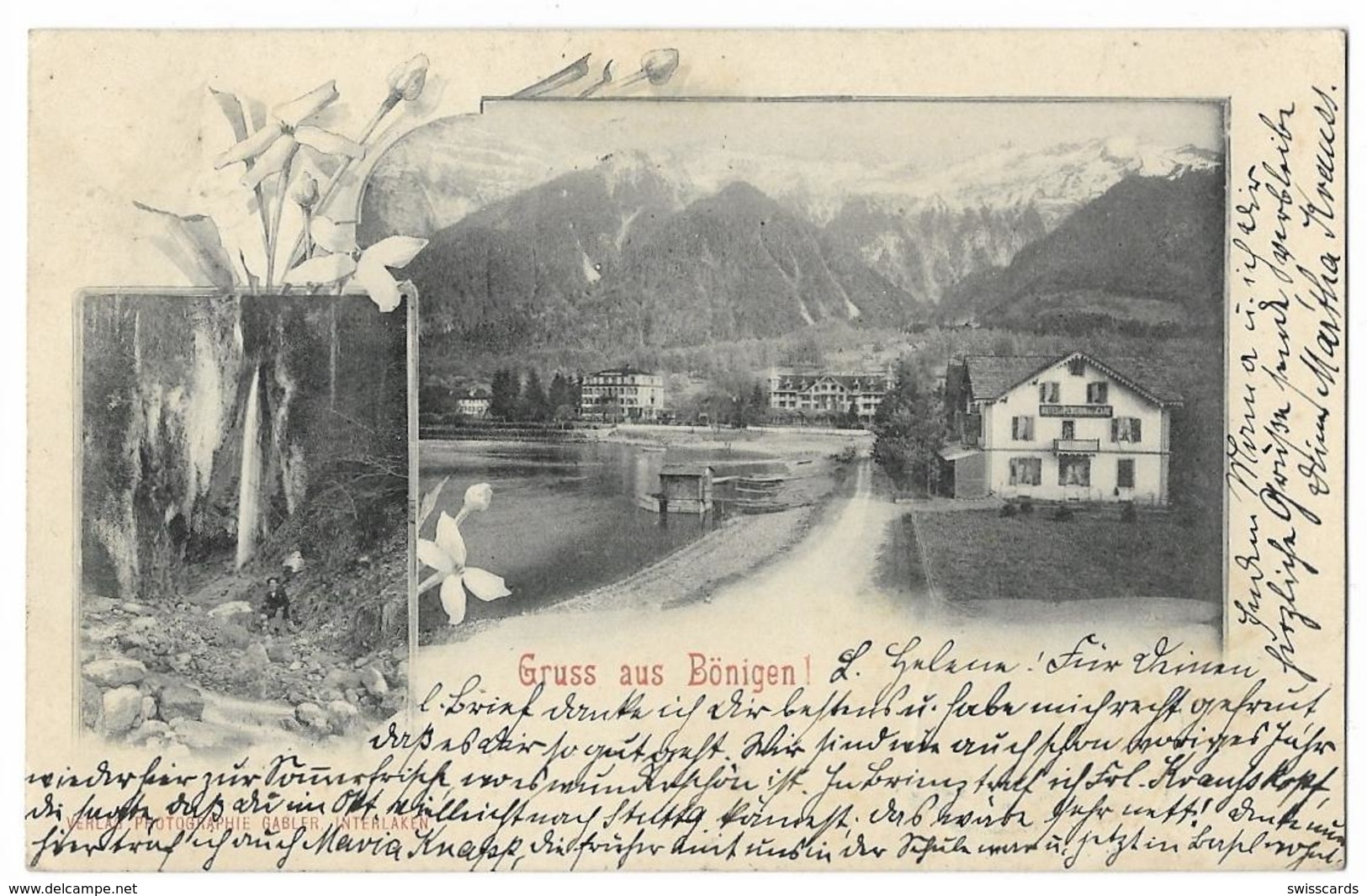 Gruss Aus BÖNIGEN: 2-BIld-AK 1901 - Bönigen