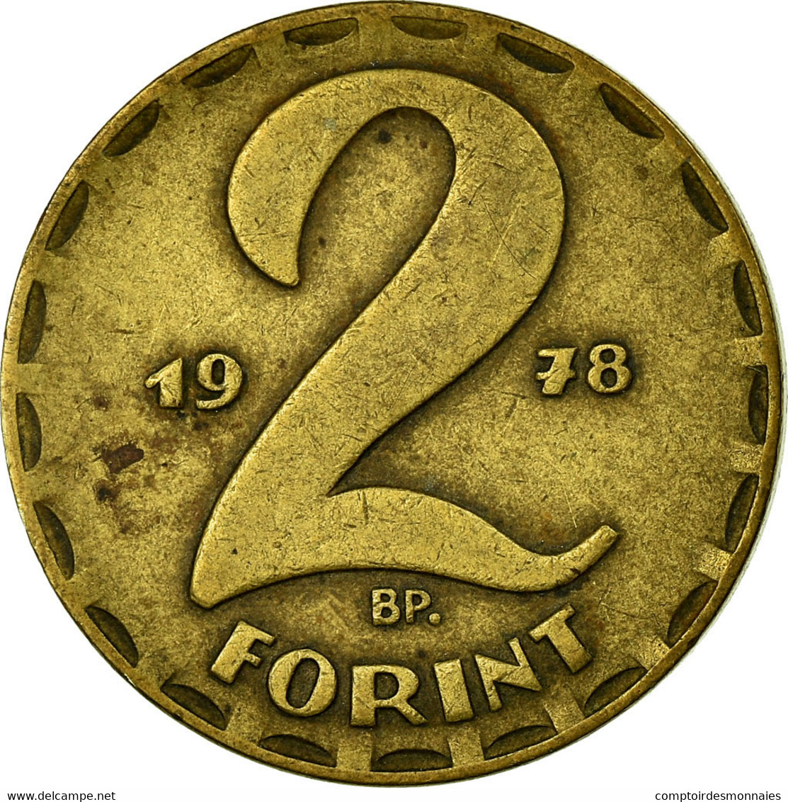 Monnaie, Hongrie, 2 Forint, 1978, TTB, Laiton, KM:591 - Hongrie