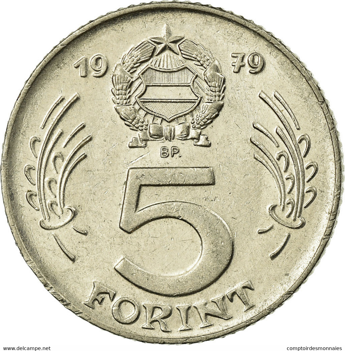 Monnaie, Hongrie, 5 Forint, 1979, TTB, Nickel, KM:594 - Hongrie