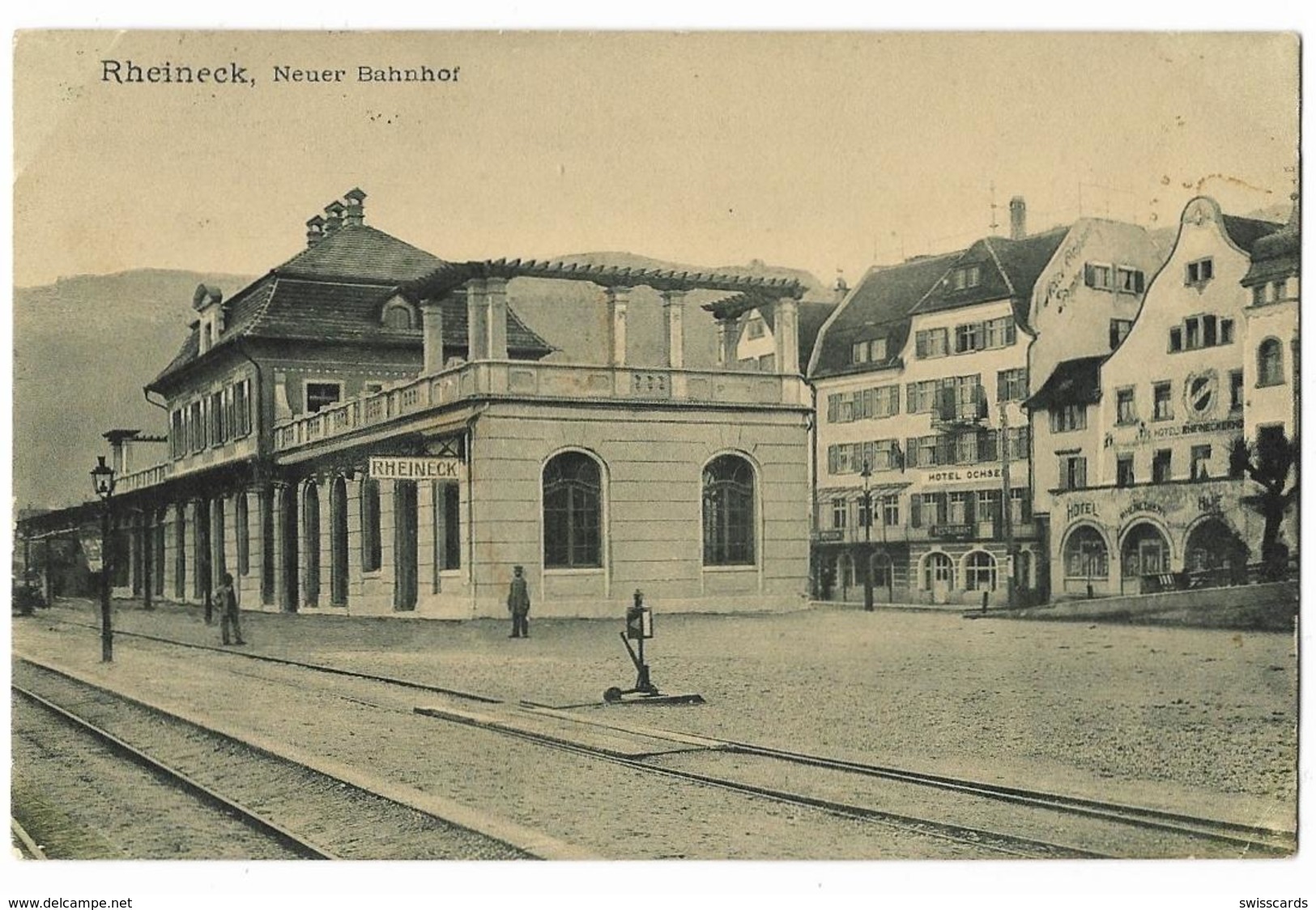 RHEINECK: Neuer Bahnhof 1927 - Rheineck