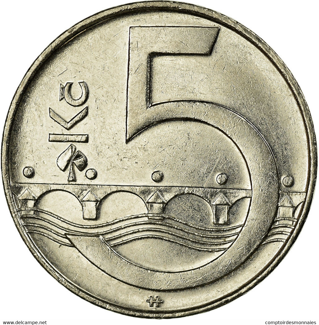 Monnaie, République Tchèque, 5 Korun, 2010, TTB, Nickel Plated Steel, KM:8 - Tchéquie