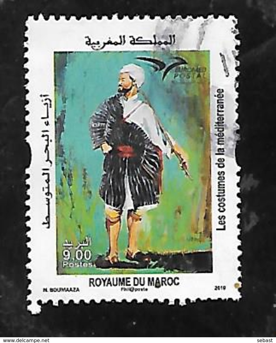 TIMBRE OBLITERE DU MAROC DE 2019 - Marruecos (1956-...)