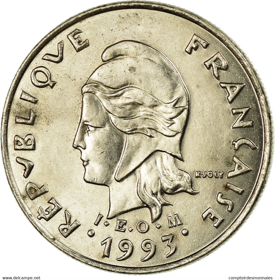 Monnaie, French Polynesia, 10 Francs, 1993, Paris, TB+, Nickel, KM:8 - Polynésie Française