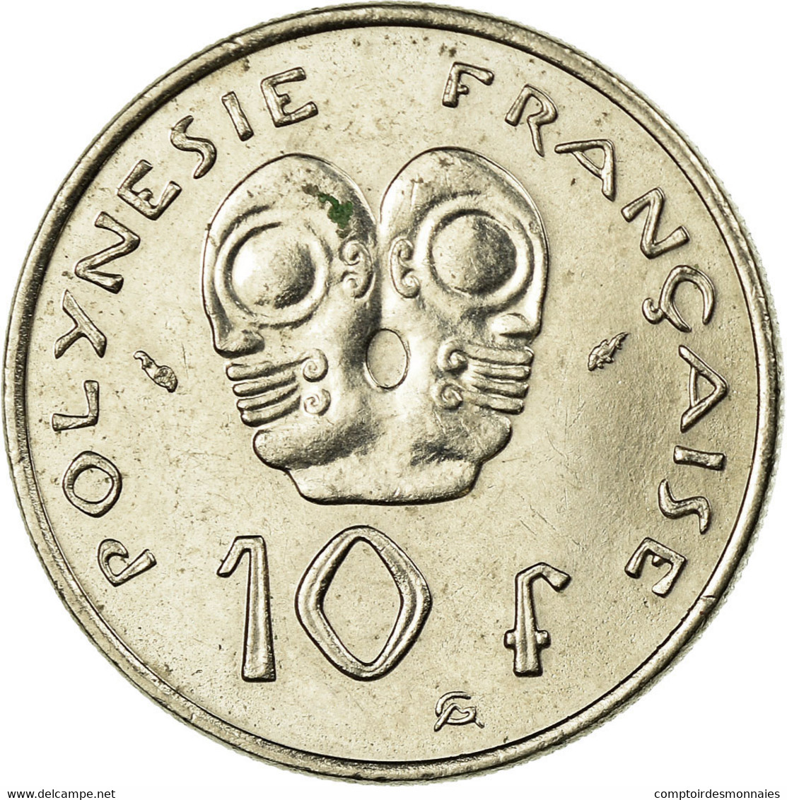 Monnaie, French Polynesia, 10 Francs, 1993, Paris, TB+, Nickel, KM:8 - Polynésie Française