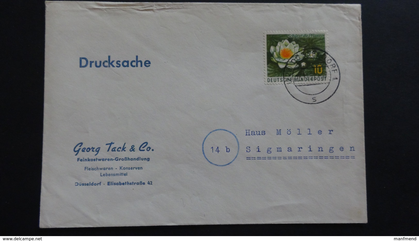 Germany - 1957 - Mi:DE 274, Sn:DE 773, Yt:DE 146 On Envelope - Look Scan - Briefe U. Dokumente