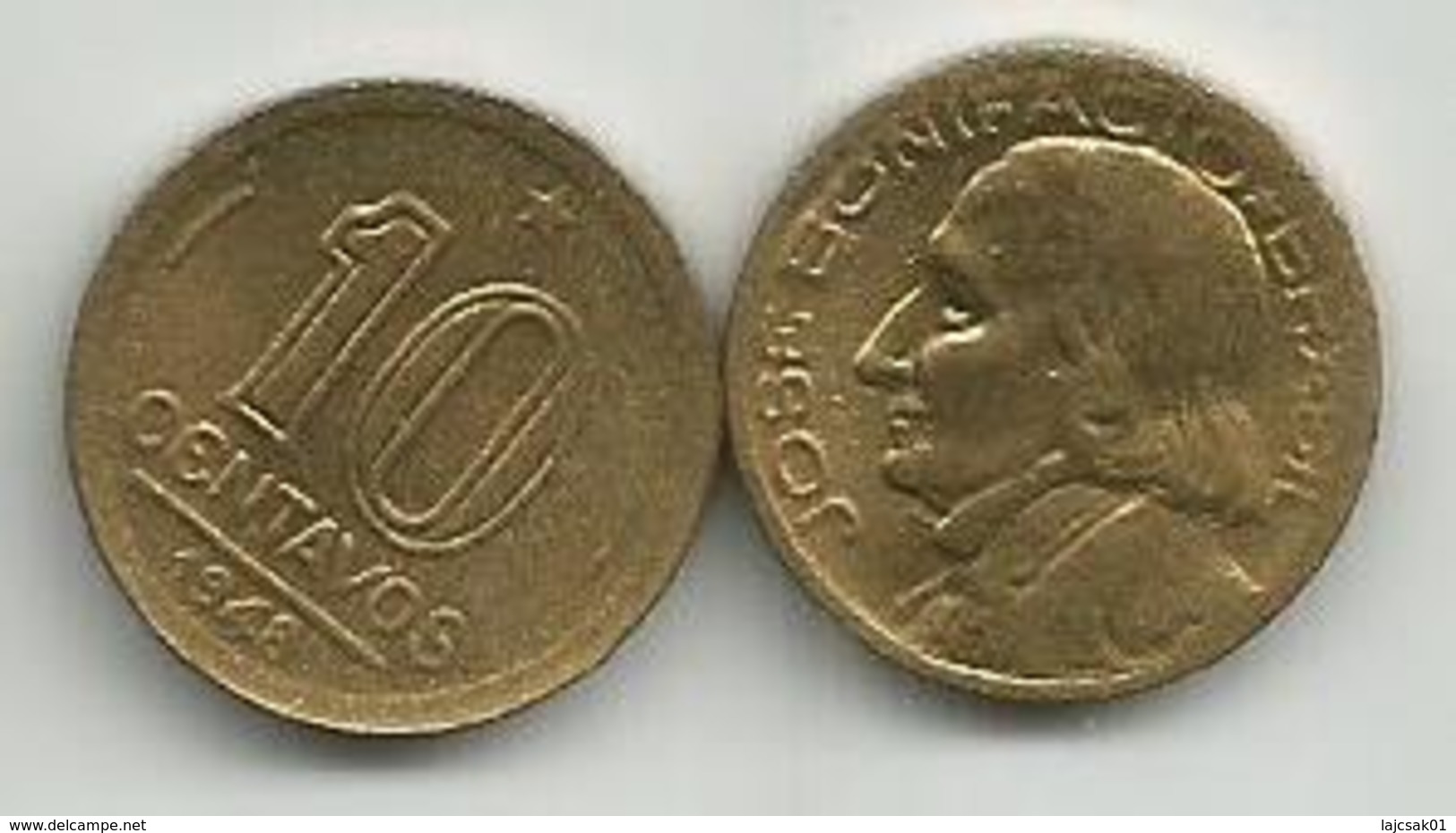 Brazil 10 Centavos 1948. KM#561 - Brésil
