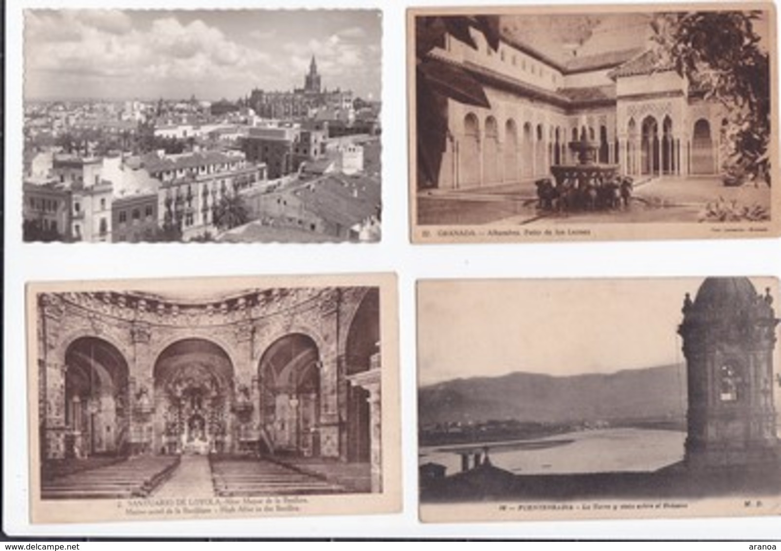 Espagne -- Lot de 126 cartes