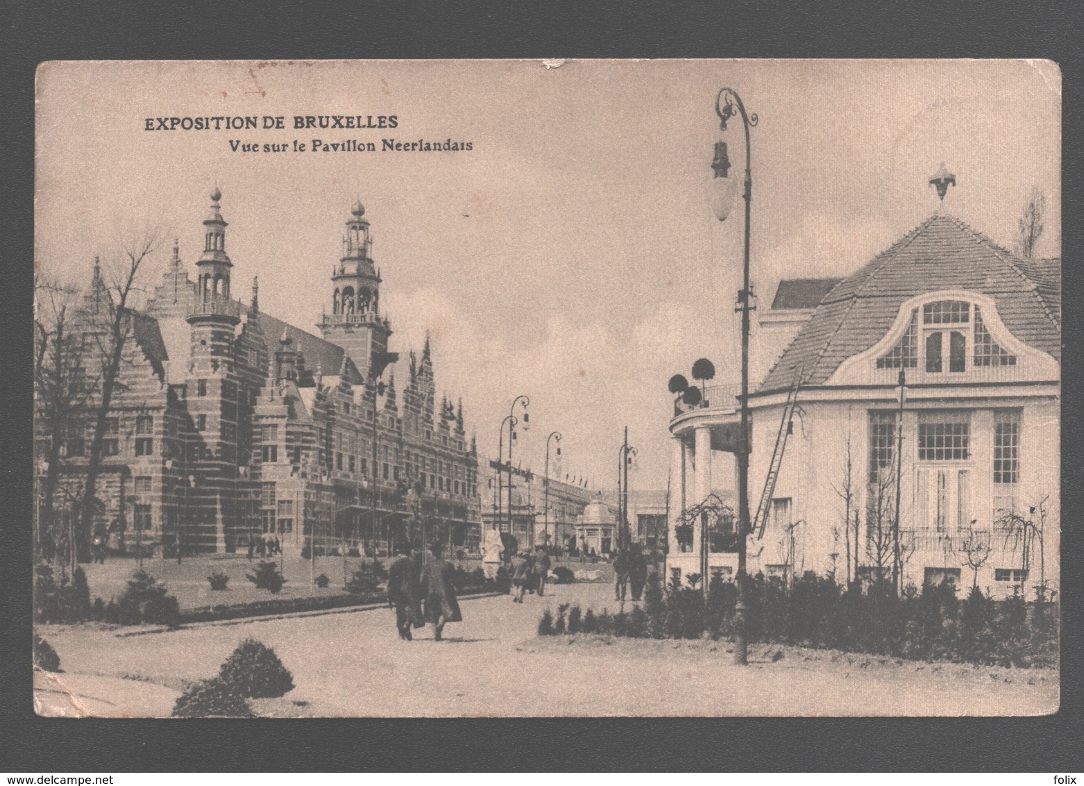 Brussel / Bruxelles - Exposition De Bruxelles  - Vue Sur Le Pavillon Néerlandais - 1910 - Wereldtentoonstellingen