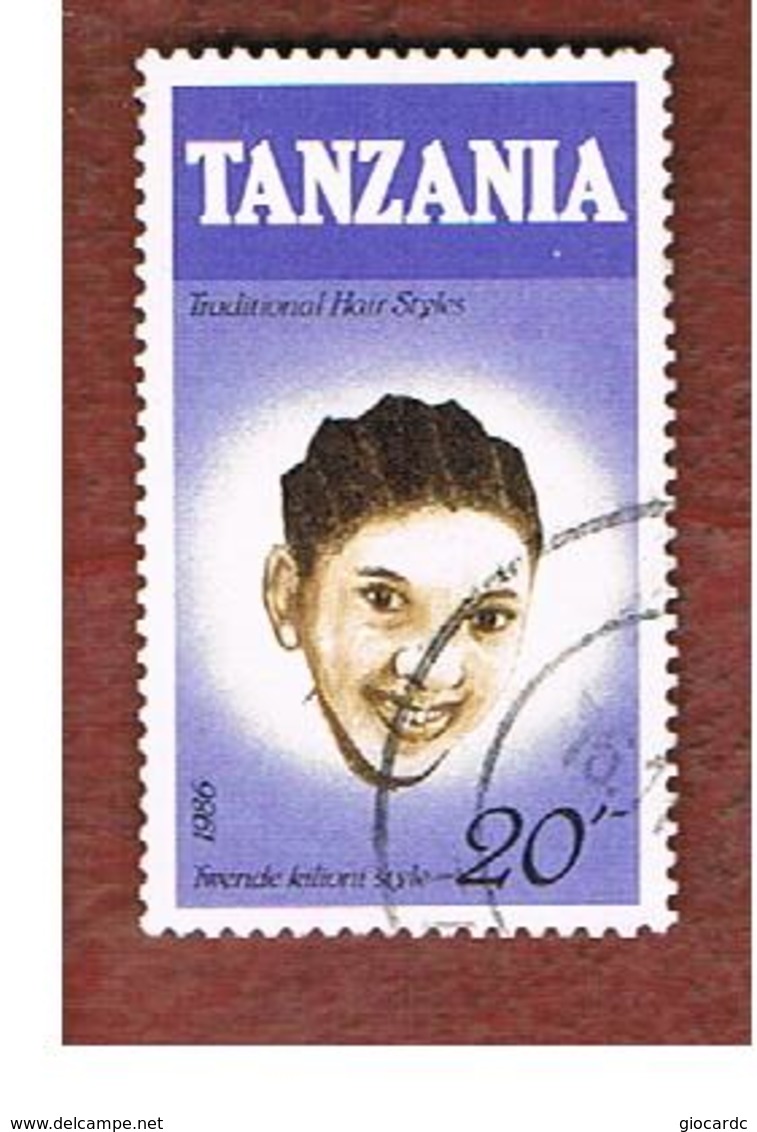 TANZANIA  -  SG 515  -    1987  TRADITIONAL HAIR STYLES: TWENDE KILIONI   - USED ° - Tanzania (1964-...)