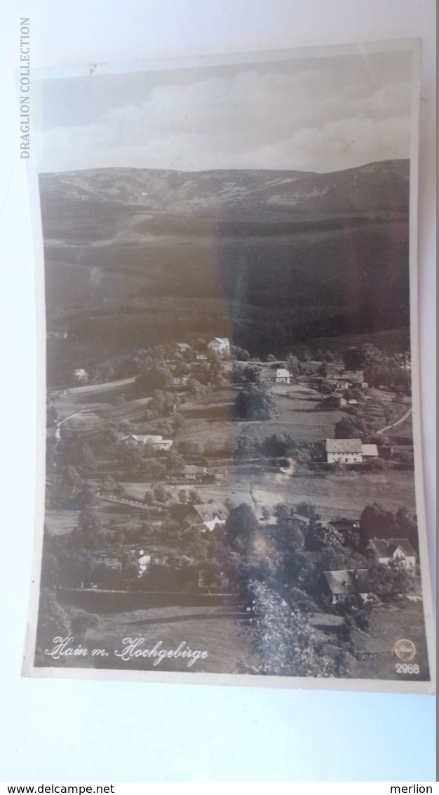 D166989  FOTO-AK -   Hain M. Hochgebirge  Cancel   Hirschberg Riesegebirge - Ca 1935 - Greiz