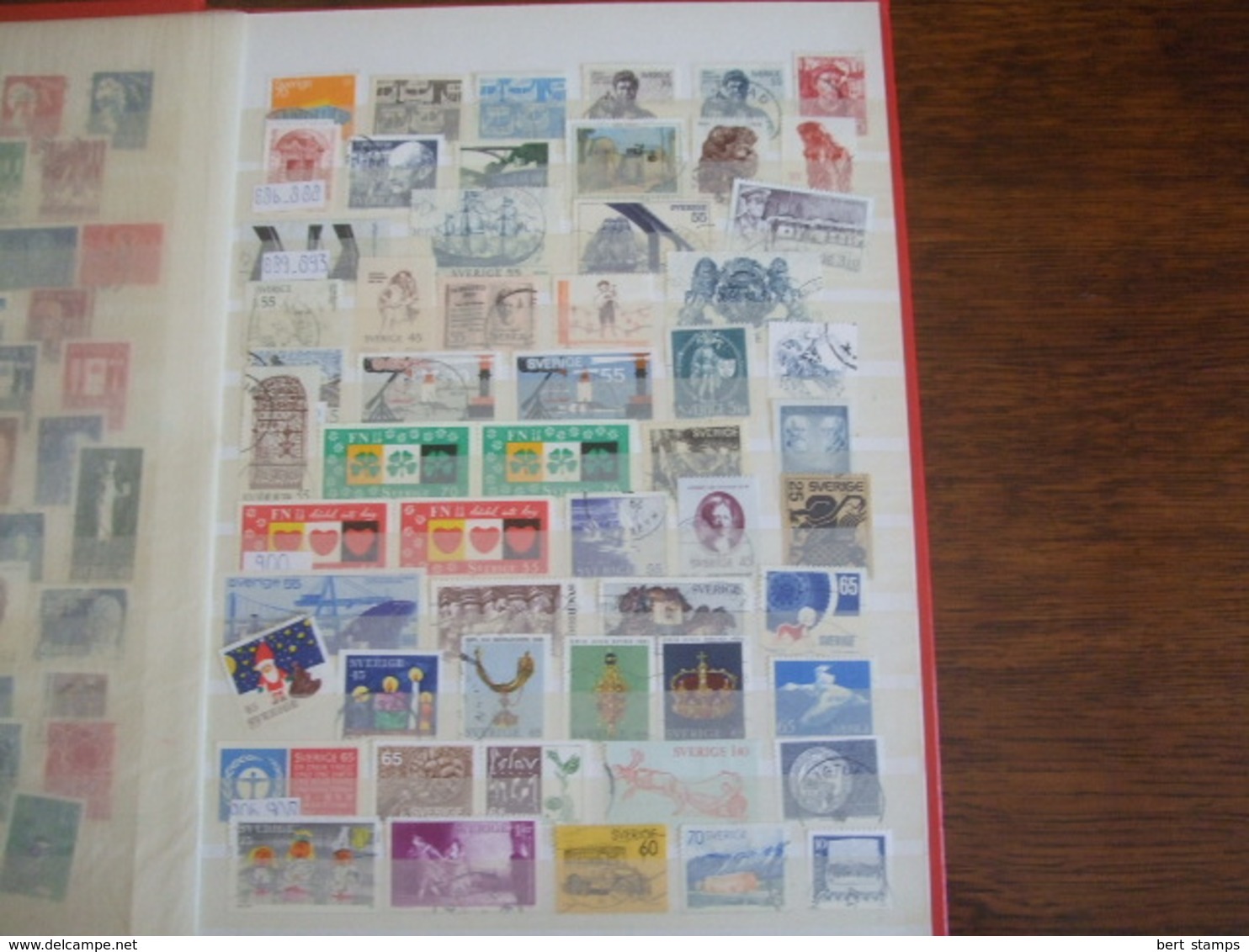 Nice Collection Birds Ans Also Scandinavien Stamps In Binder - Collections (with Albums)