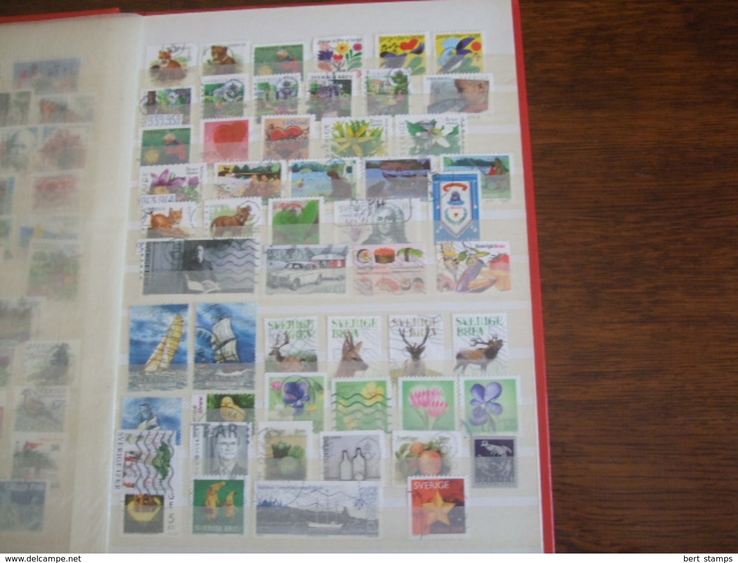 Nice collection Birds ans also scandinavien stamps in binder