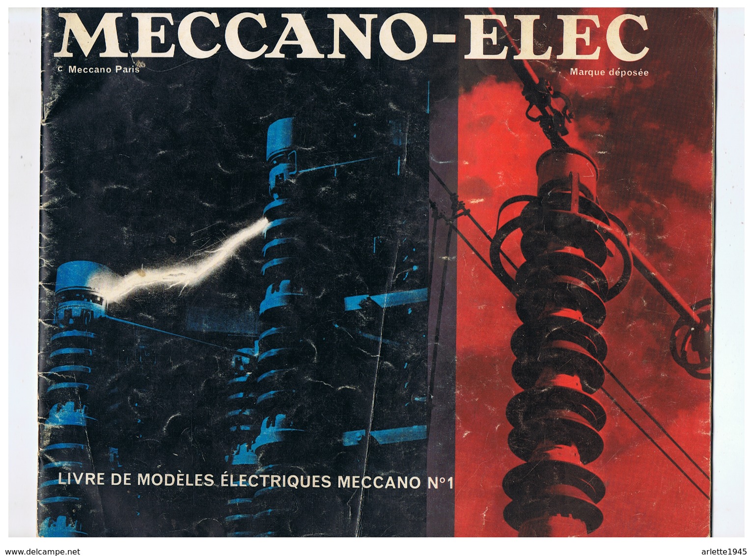 MECCANO - ELEC LIVRE DE MODELES ELECTRIQUES MECCANO N° 1 - Meccano