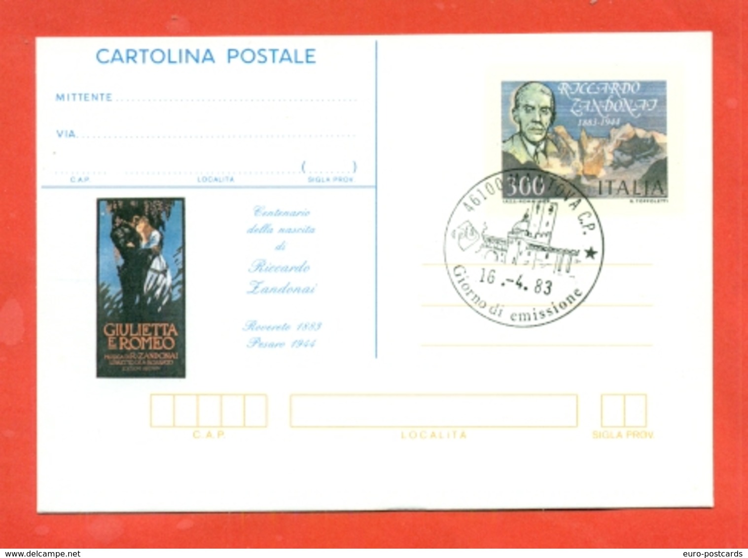 INTERI POSTALI- C 194 -FDC - Stamped Stationery