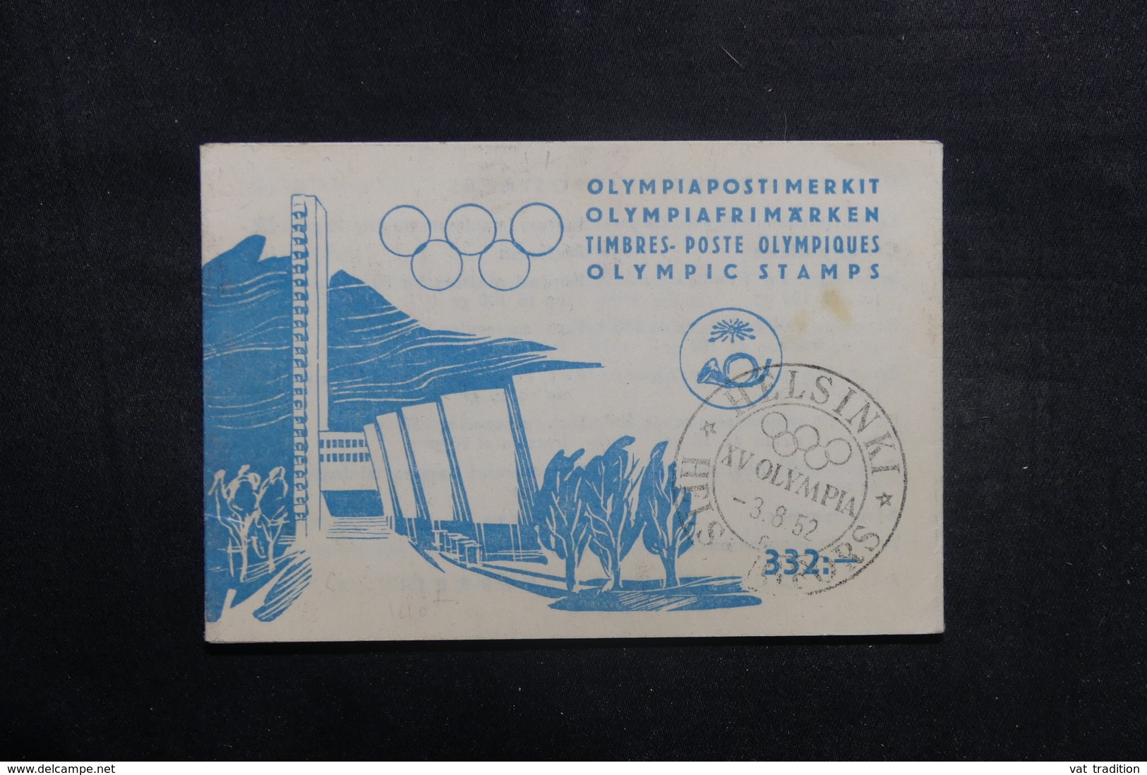 FINLANDE - Oblitération Des Jeux Olympiques D'Helsinki Sur Document En 1952 - A Voir - L 41028 - Lettres & Documents