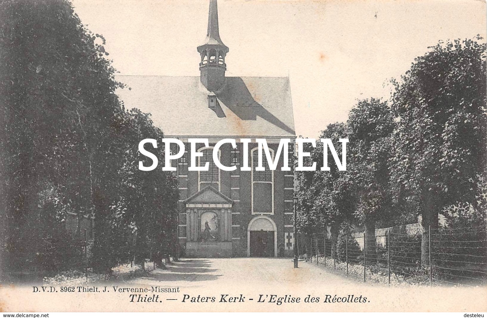 DVD 8962 Paters Kerk  Thielt - Tielt - Tielt
