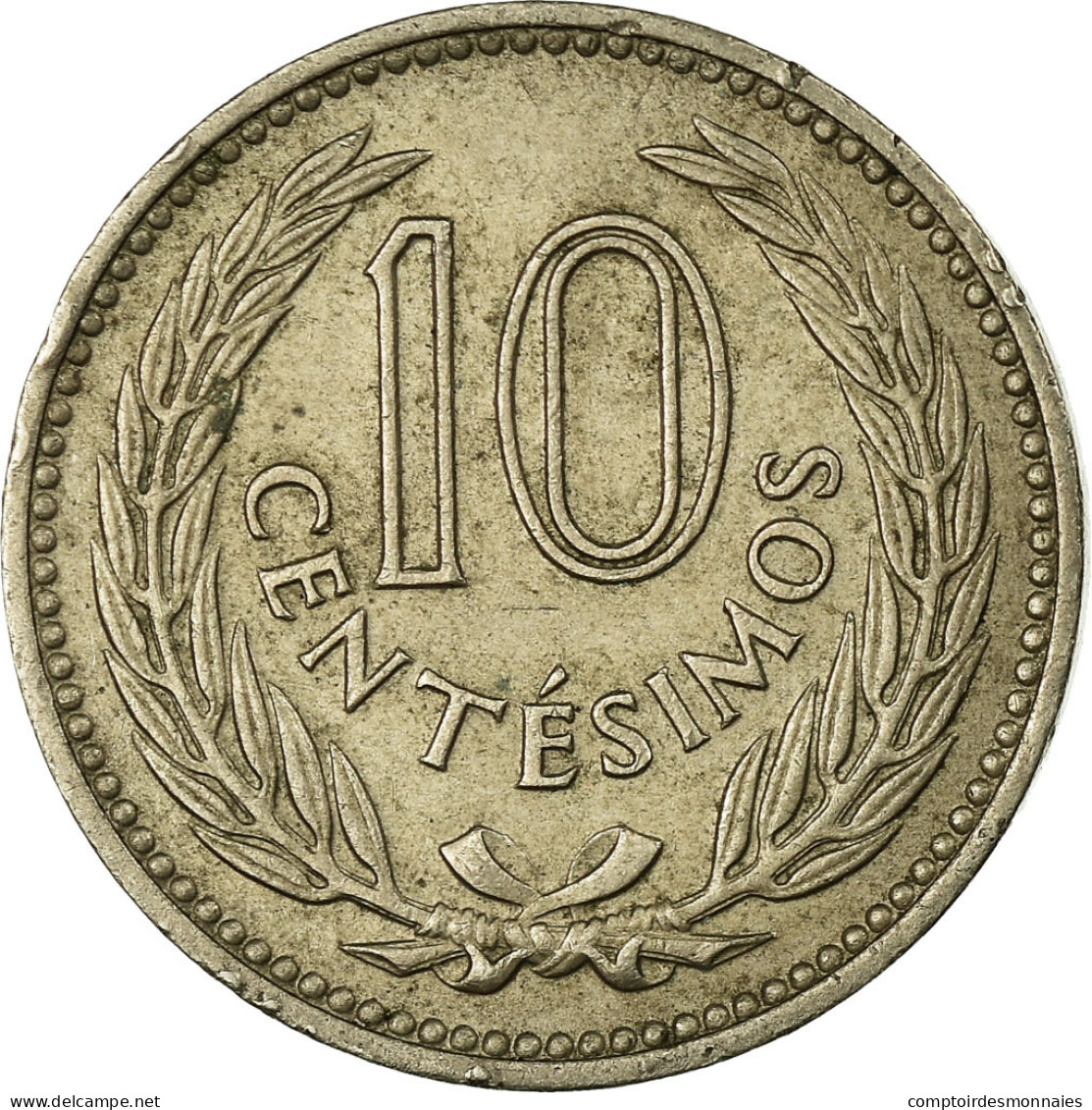 Monnaie, Uruguay, 10 Centesimos, 1953, Uruguay Mint, TB+, Copper-nickel, KM:35 - Uruguay