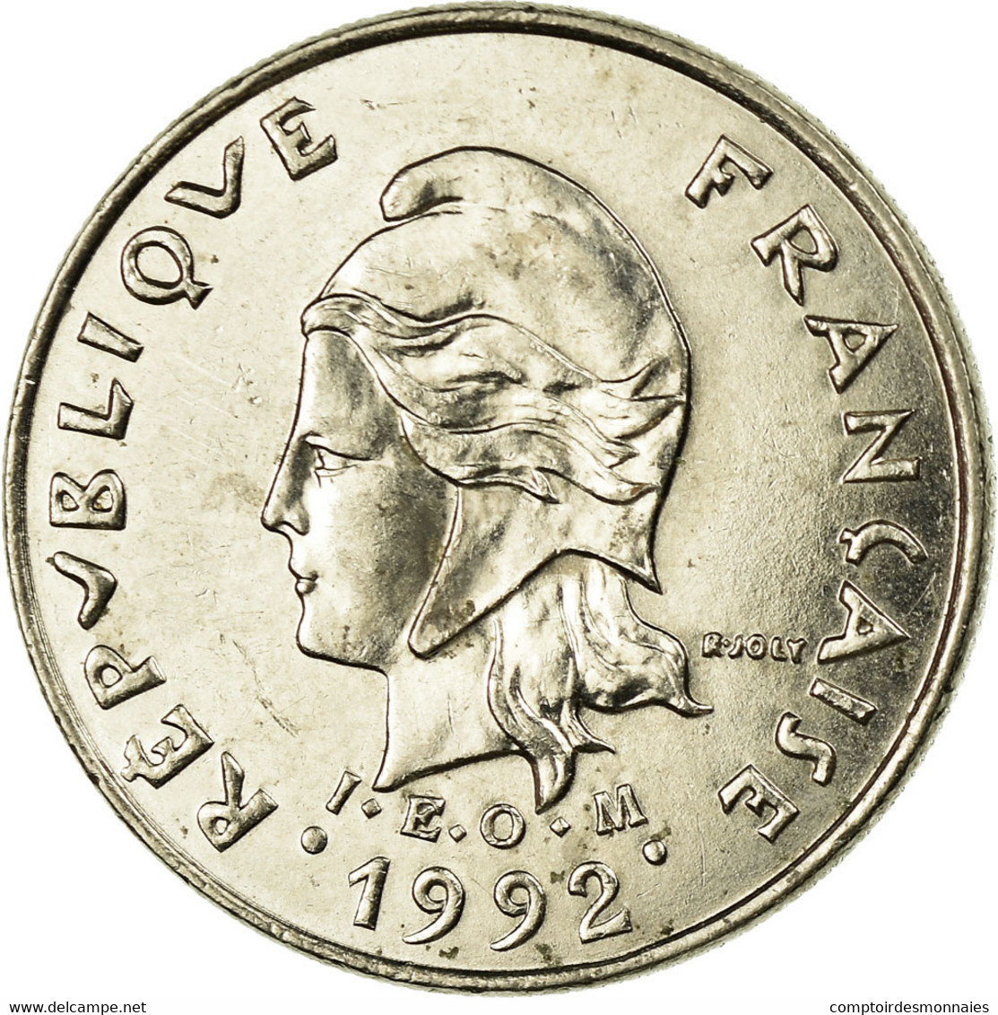 Monnaie, French Polynesia, 10 Francs, 1992, Paris, TB+, Nickel, KM:8 - Polynésie Française