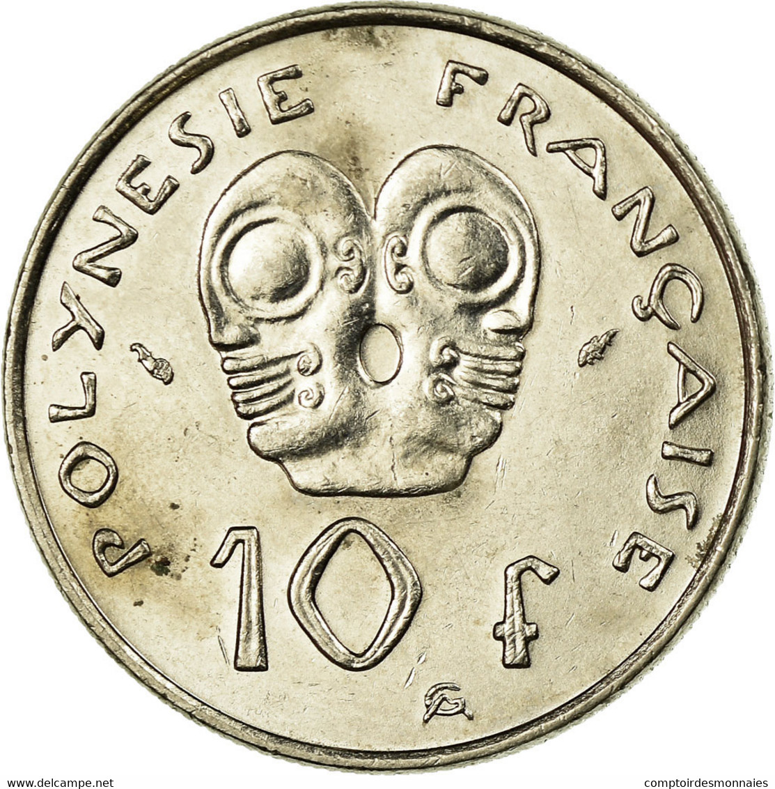 Monnaie, French Polynesia, 10 Francs, 1992, Paris, TB+, Nickel, KM:8 - Polynésie Française