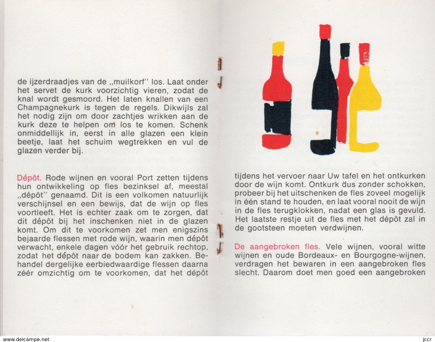 Wijn wenken (Soupçon de vin) - Tekst Wina Born Grafische verzorging Frans Mettes - vers 1965