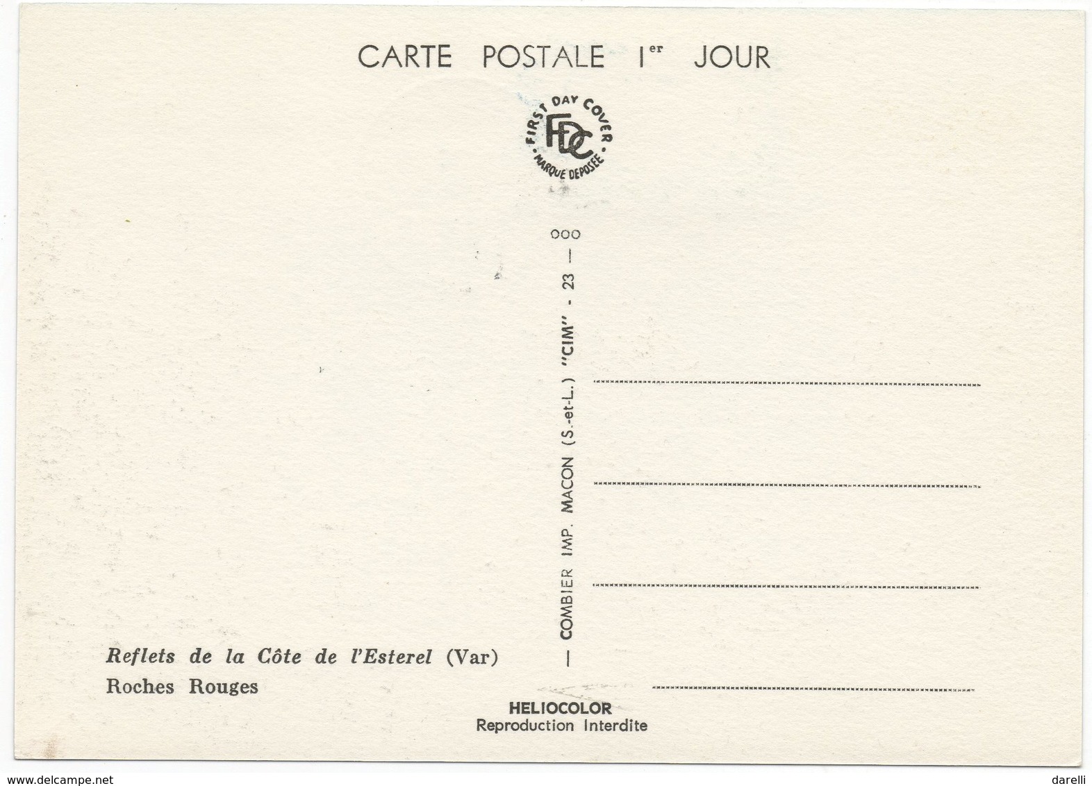 Carte Maximum 1963 - Cote D'Azur Varoise YT 1391 - Saint Raphaël - 1960-1969