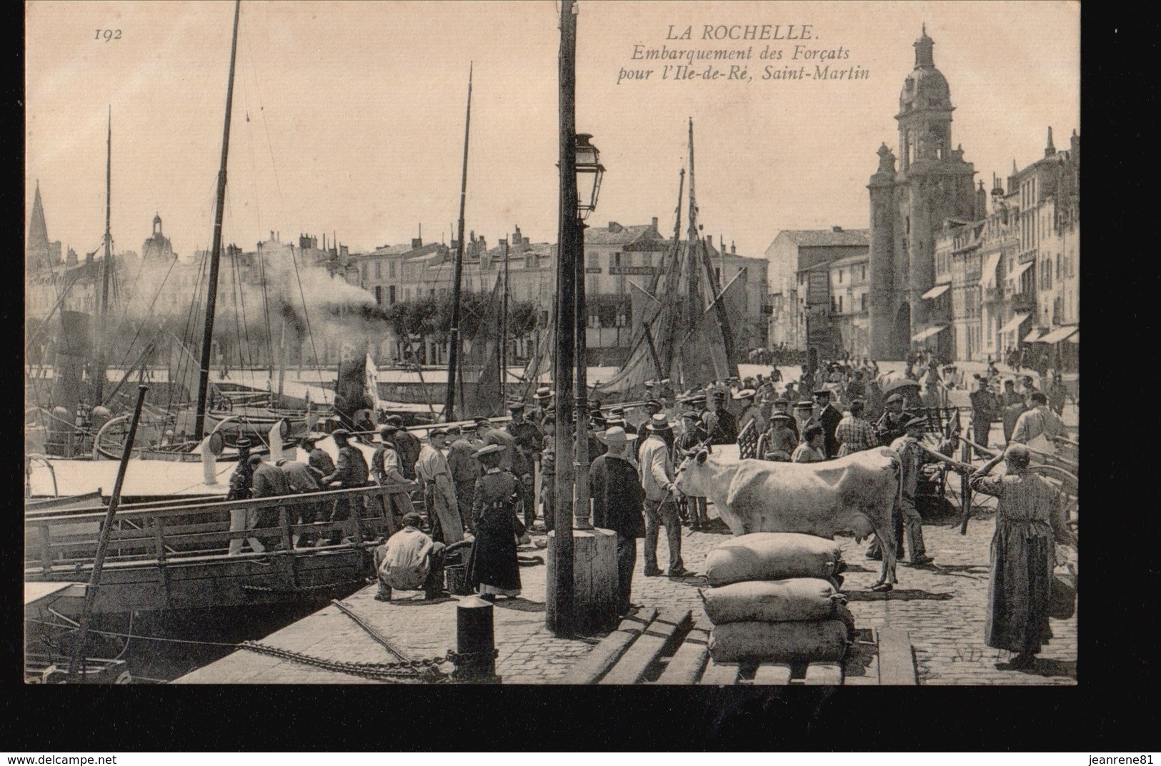 LAROCHELLE/022....EMBARQUEMENT DE FORCATS - La Rochelle
