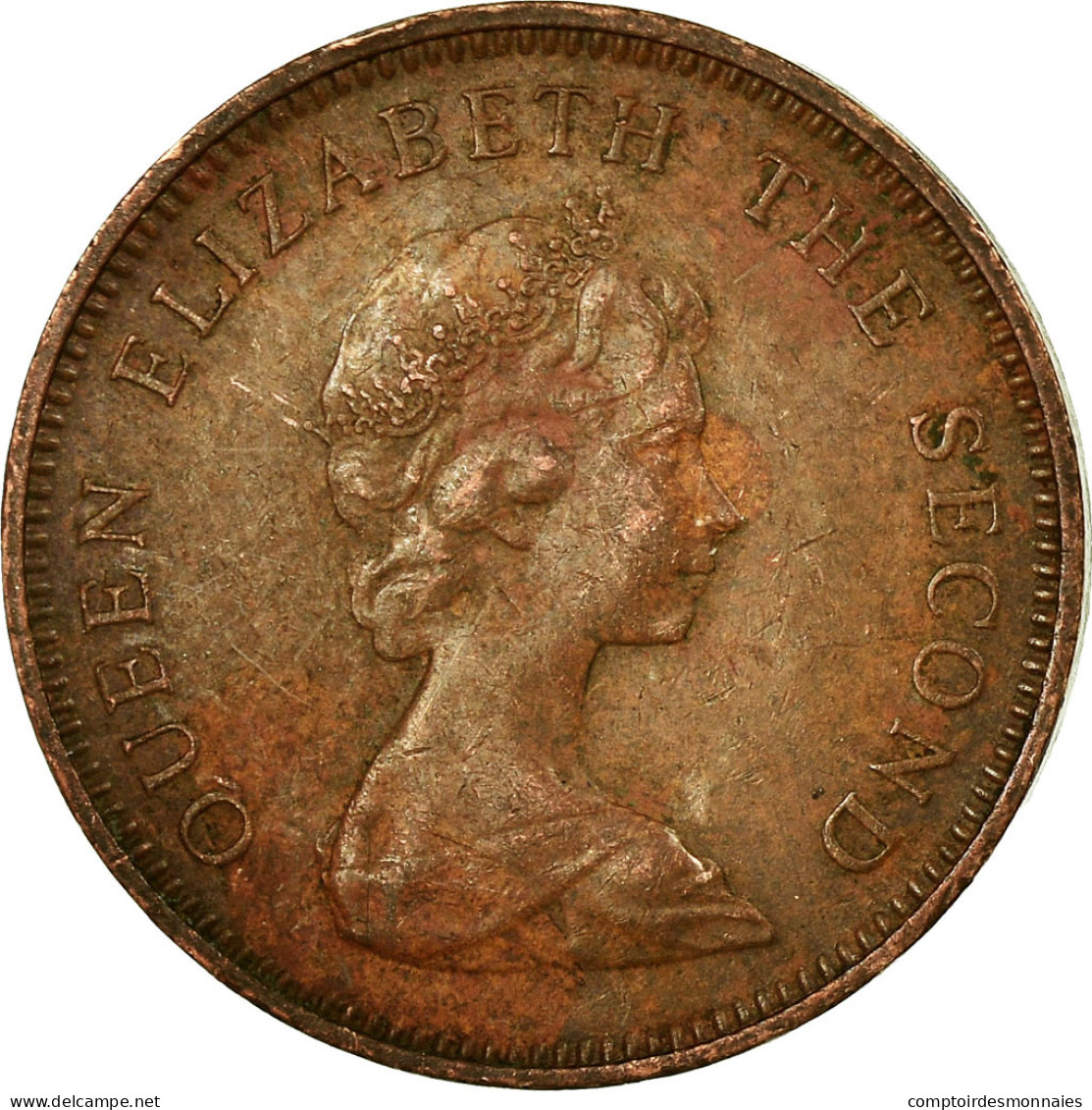 Monnaie, Jersey, Elizabeth II, New Penny, 1971, TB, Bronze, KM:30 - Jersey