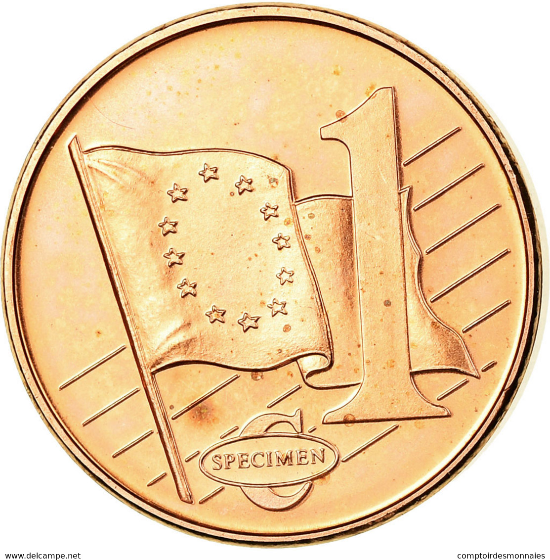 Slovénie, Euro Cent, 2003, TTB, Copper Plated Steel - Privéproeven