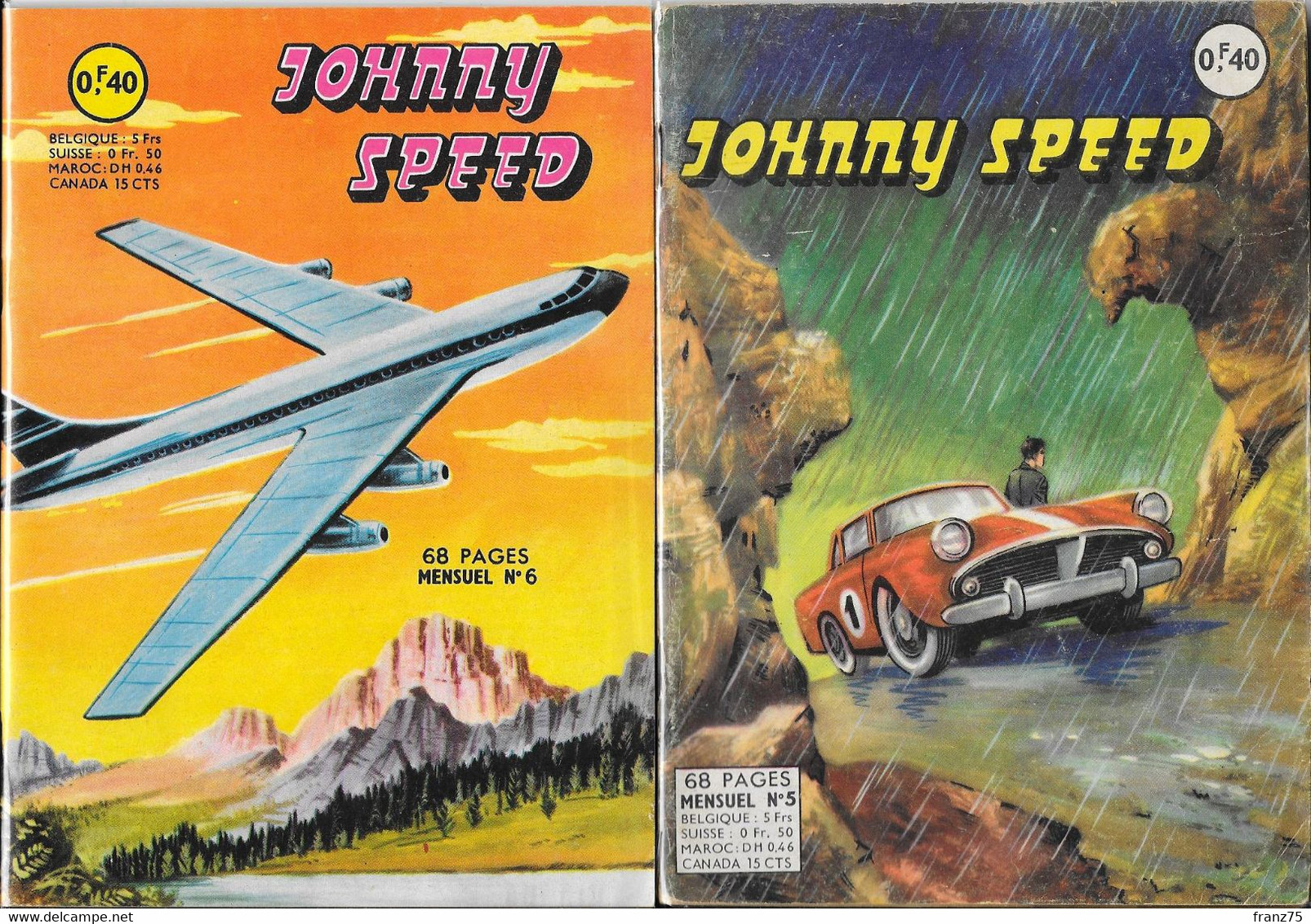 Johnny SPEED N°s 5-6-1964- Artima/Aredit (scans)--BE/TBE - Small Size