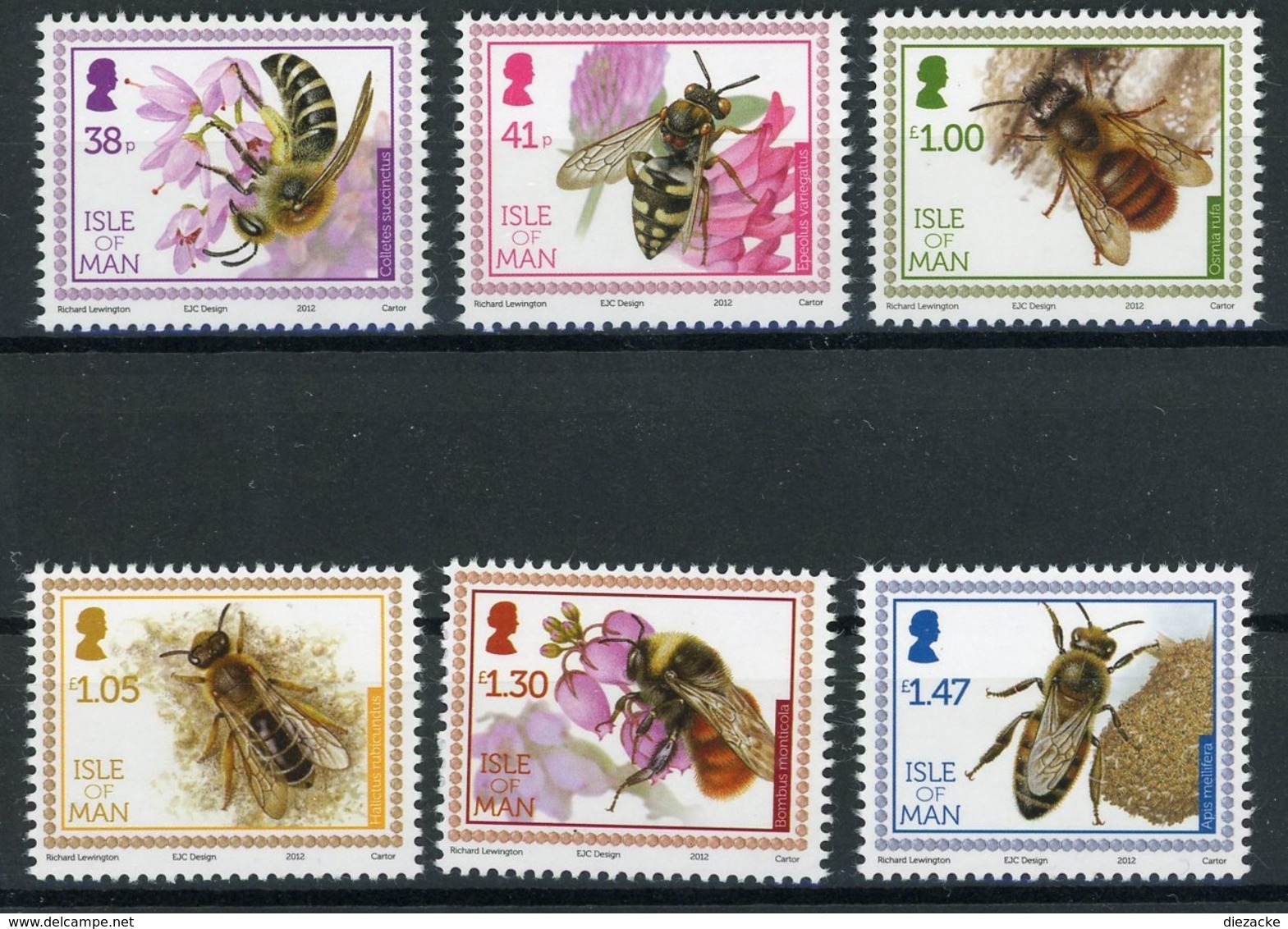 Isle Of Man MiNr. 1792-97 Postfrisch MNH Insekten (H1277 - Man (Insel)