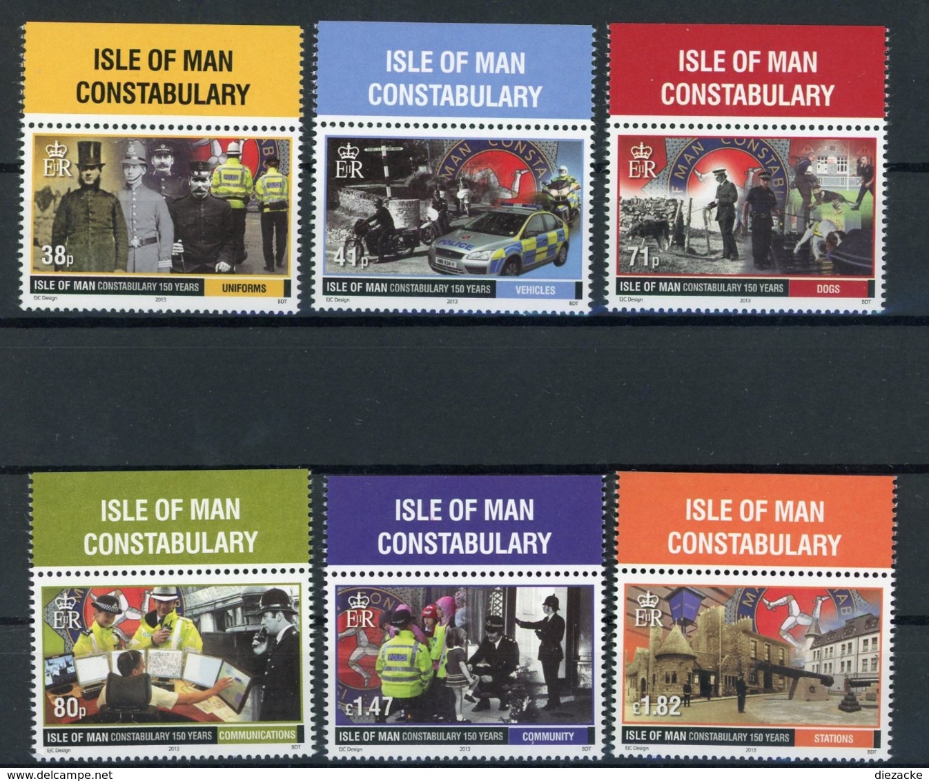 Isle Of Man MiNr. Block 91 Postfrisch MNH Polizei (H1267 - Man (Insel)