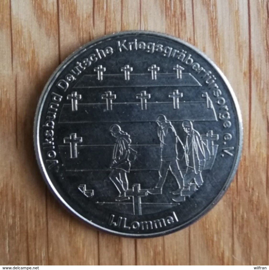 3255 Vz Volksbund Deutsche Kriegsgräberfürsorge IJlommel - Kz Belgian Heritage Collectors Coin - Autres & Non Classés