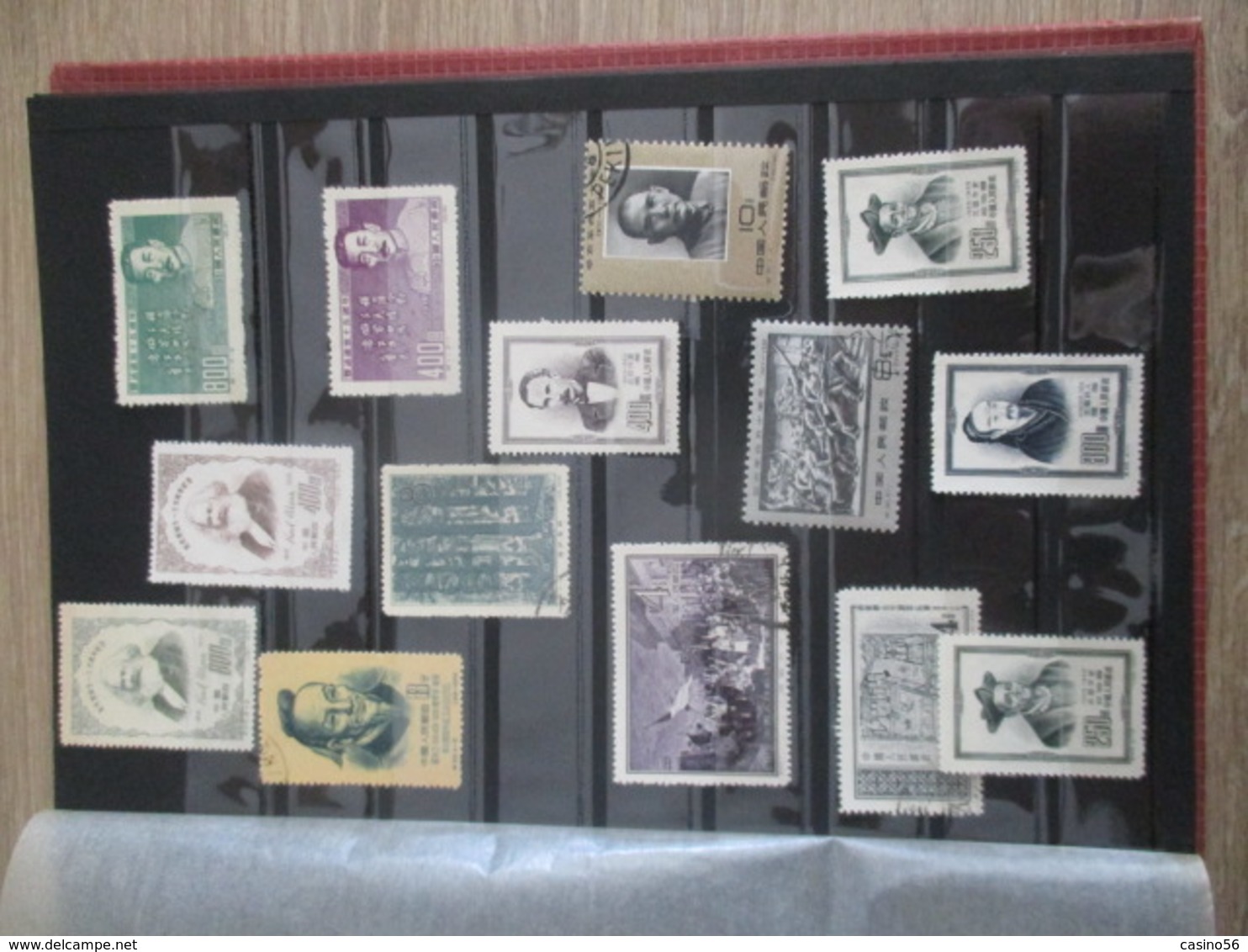 album de timbre chine china stamp neuf et oblitere