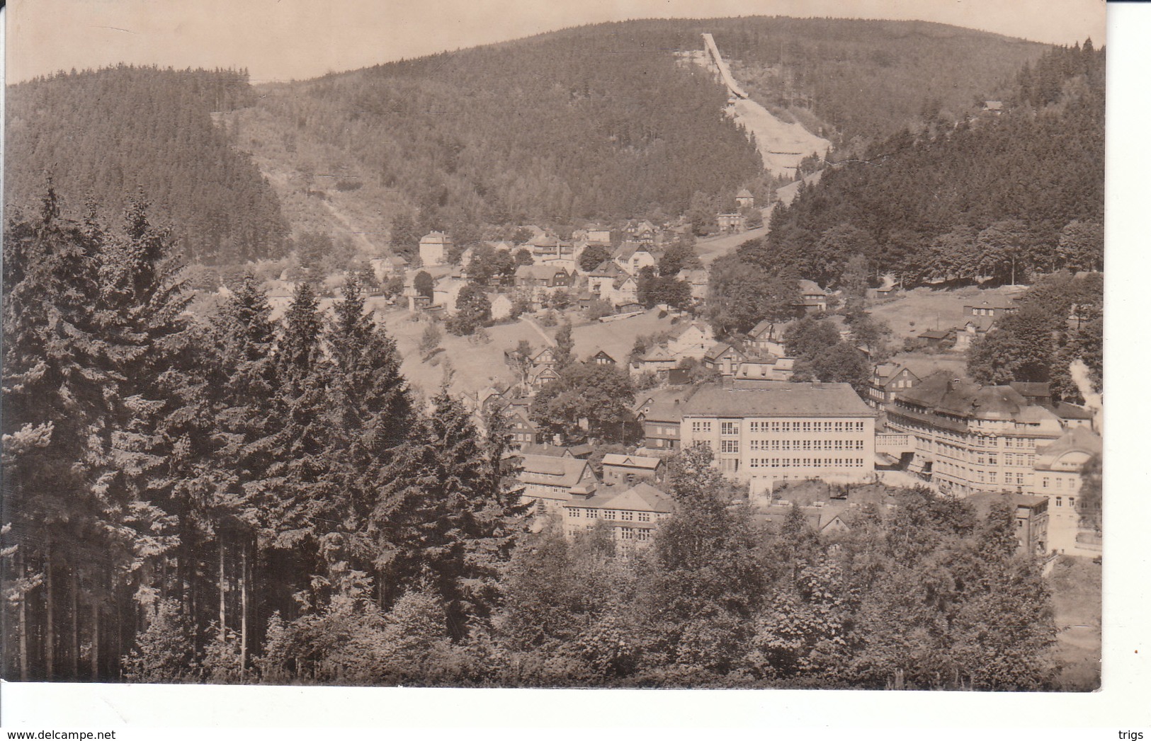 Klingenthal I. Sa. - Ortsteil Georgenthal Mit Großer Aschbergschanze - Klingenthal