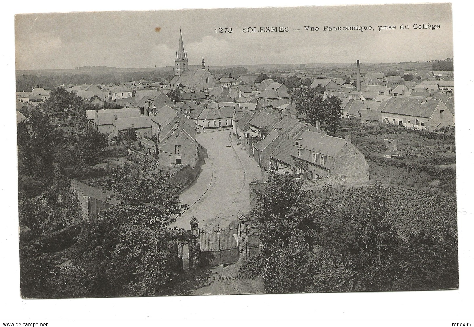 SOLESMES - Vue Panoramique Prise Du Collège - Solesmes