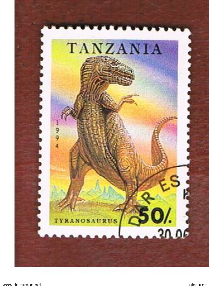 TANZANIA  -  SG 1800  -    1994  PREHISTORIC ANIMALS: TYRANNOSAURUS REX      - USED ° - Tanzania (1964-...)
