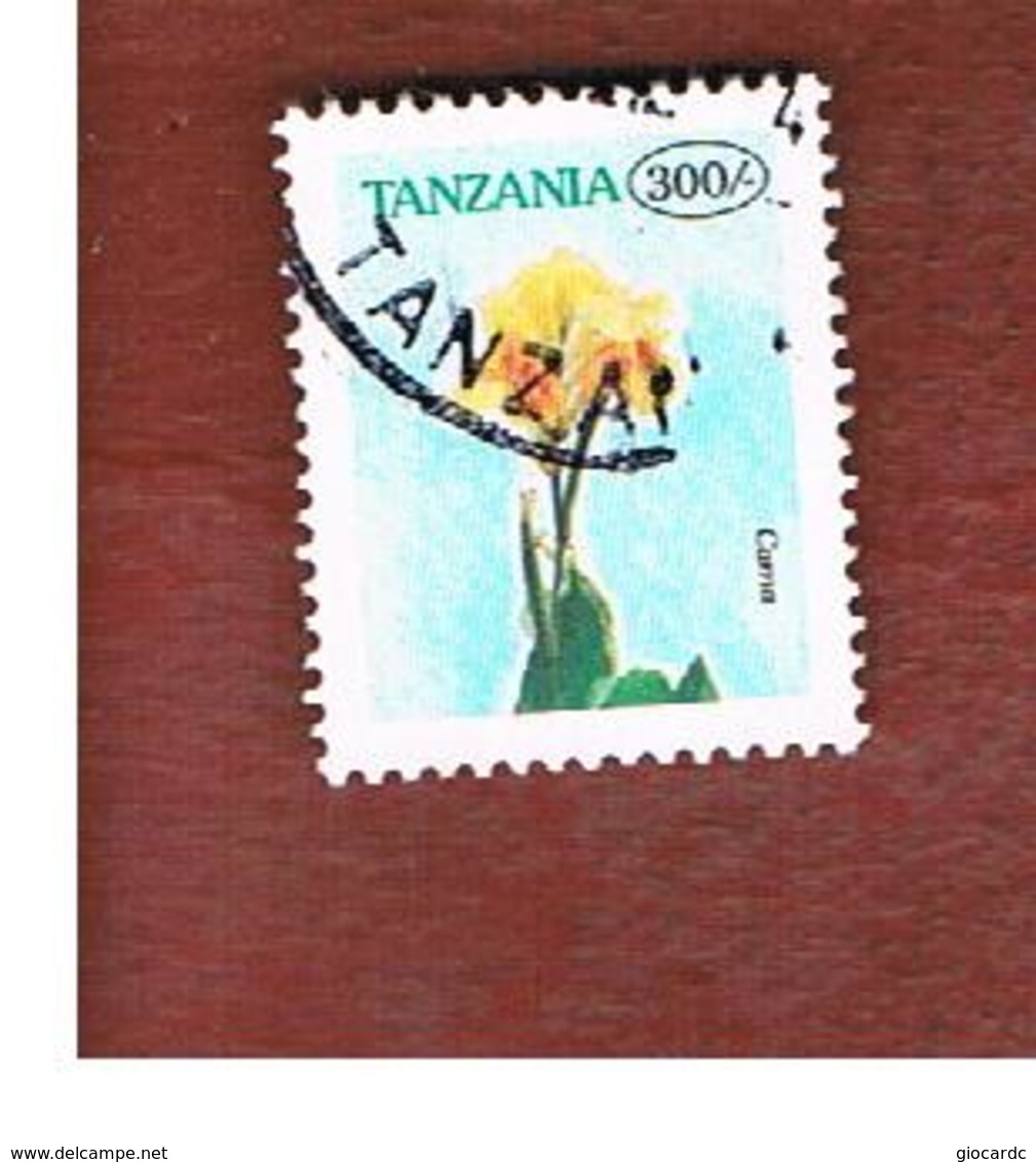 TANZANIA  -  SG  2081  -    1996  FLOWERS: CANNAI     - USED ° - Tanzania (1964-...)