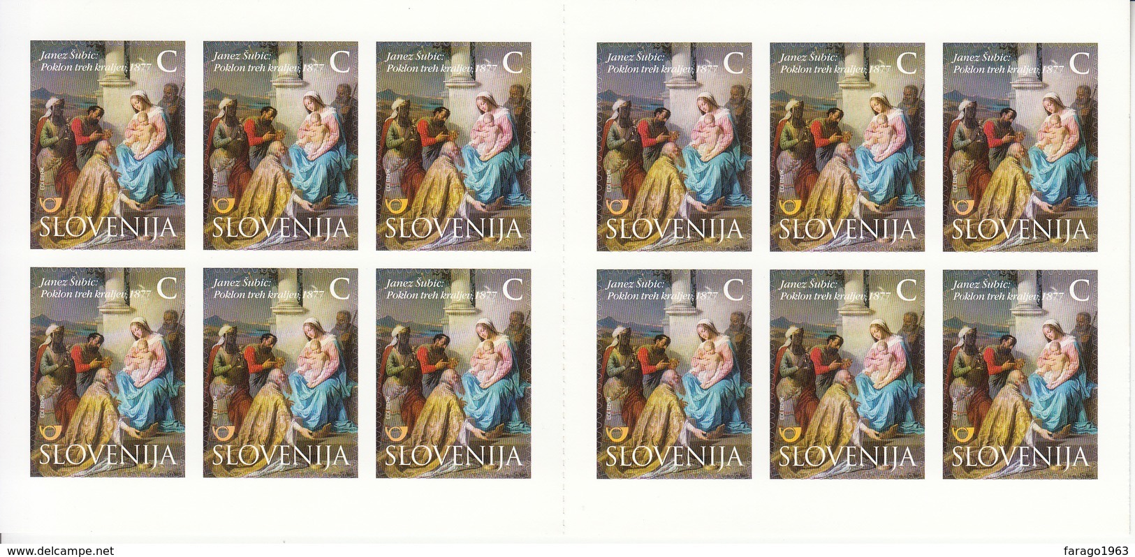 2015 Slovenia Christmas Noel Booklet Carnet   MNH - Slovénie