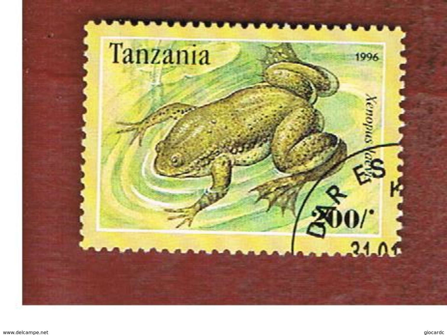 TANZANIA  -  MI  2267  -    1996  ANIMALS: XENOPUS LAEVIS    - USED ° - Tanzania (1964-...)