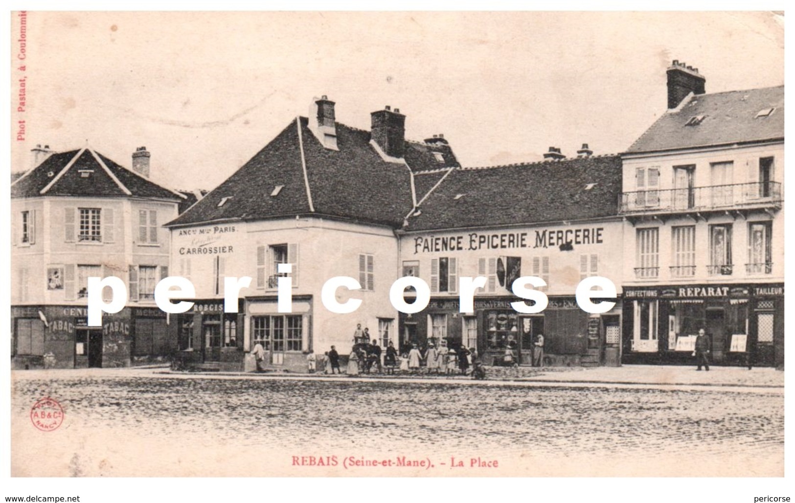 77  Rebais  Faïence Epicerie Mercerie - Rebais