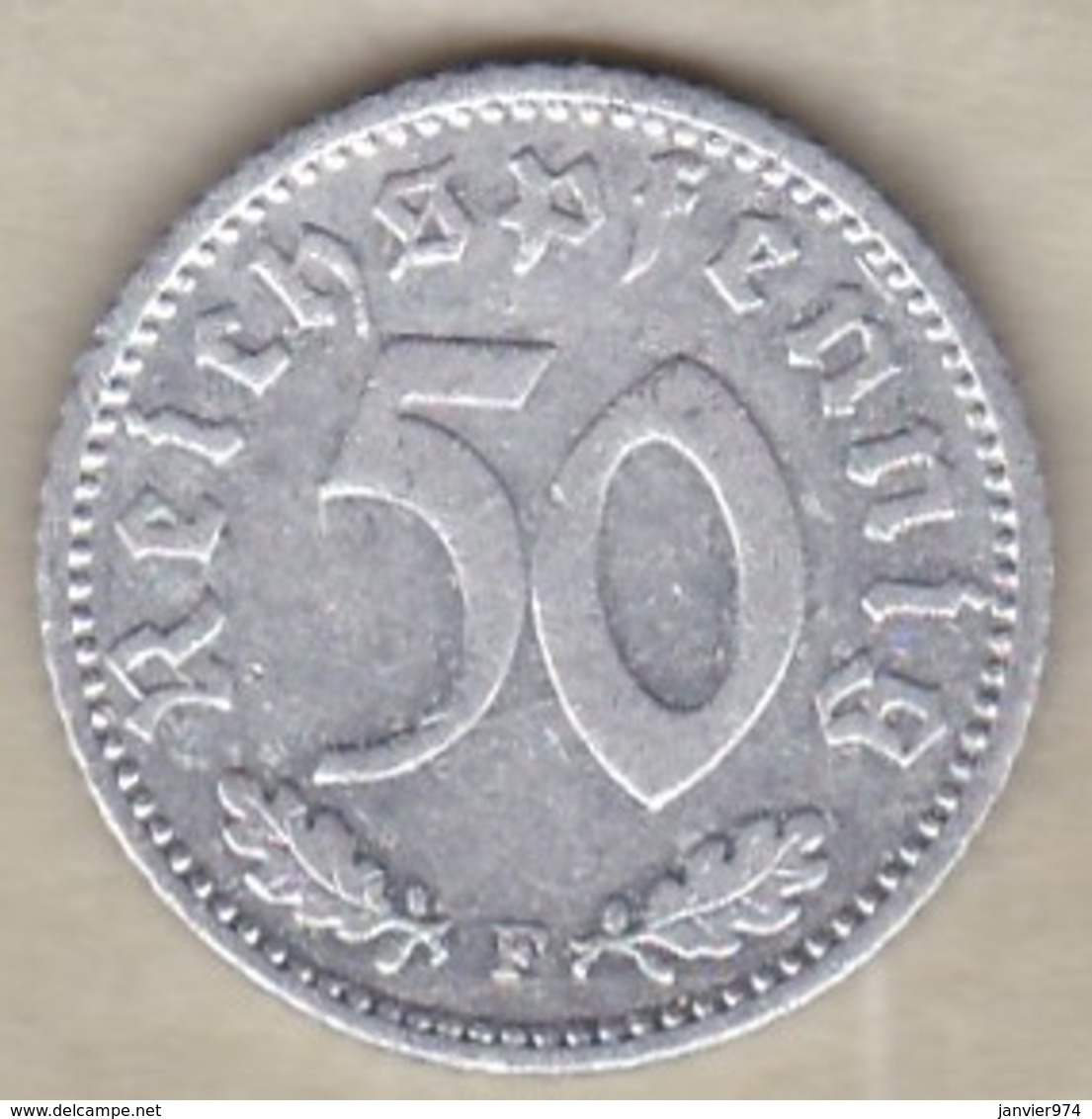 50 Reichspfennig 1941 F (STUTGART) Aluminium - 50 Reichspfennig