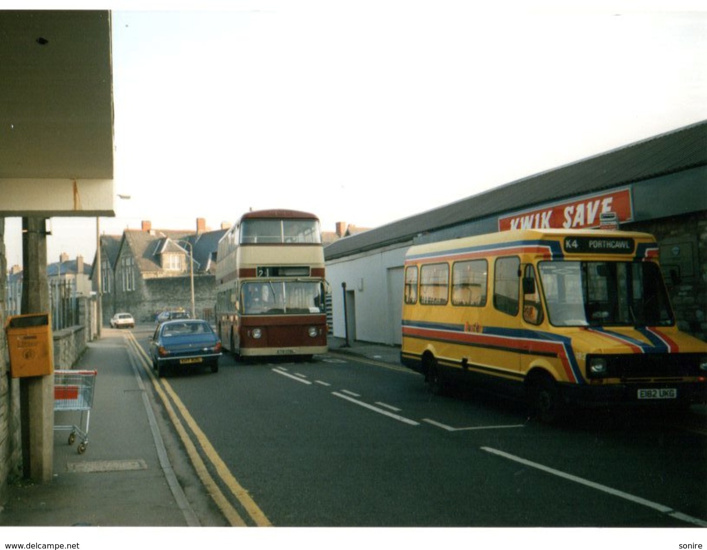 35mm ORIGINAL PHOTO BUS UK WALES BUSTLER PORTHCAWL K4 - F168 - Other & Unclassified