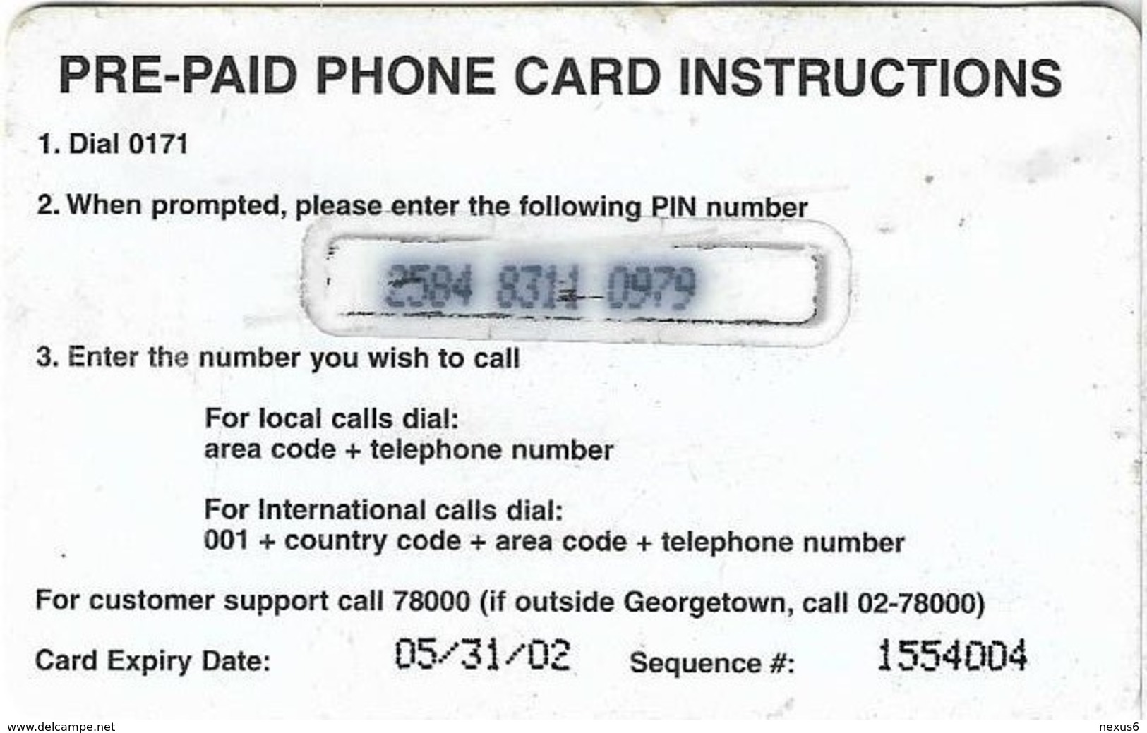 Guyana - GT&T - Improving Telecommunications In Guyana Remote 1000G$, Used - Guyane