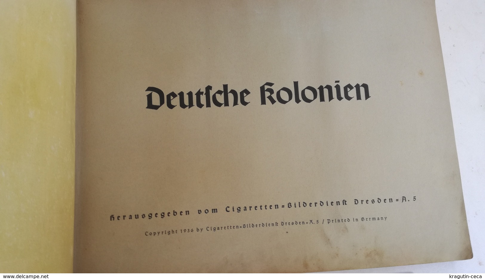 1936 Deutsche Kolonien Buch WWI WK1 WW1 German colonies ANTIQUE PICTURE BOOK  GERMANY COLONY OCCUPATION NAZI