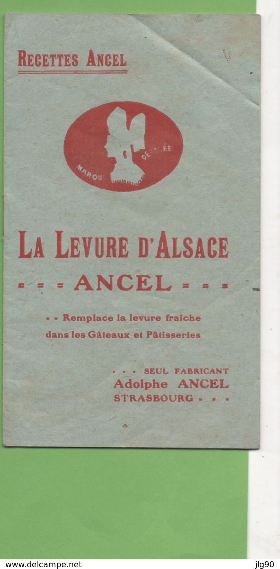 Livre Recettes ANCEL La Levure D'Alsace 16 Pages - Advertising