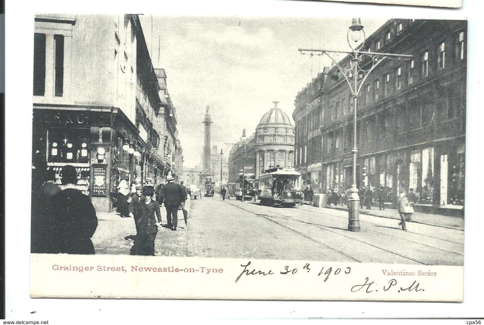 NEWCASTLE - On - Tyne - Grainger Street 1903 - Newcastle-upon-Tyne