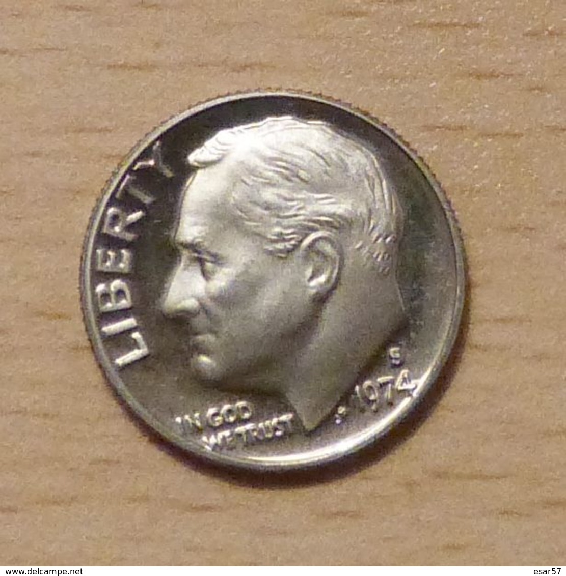 États-Unis Roosevelt Dime 1974 S U.S. Mint, San Francisco, Non Circulé - 1946-...: Roosevelt