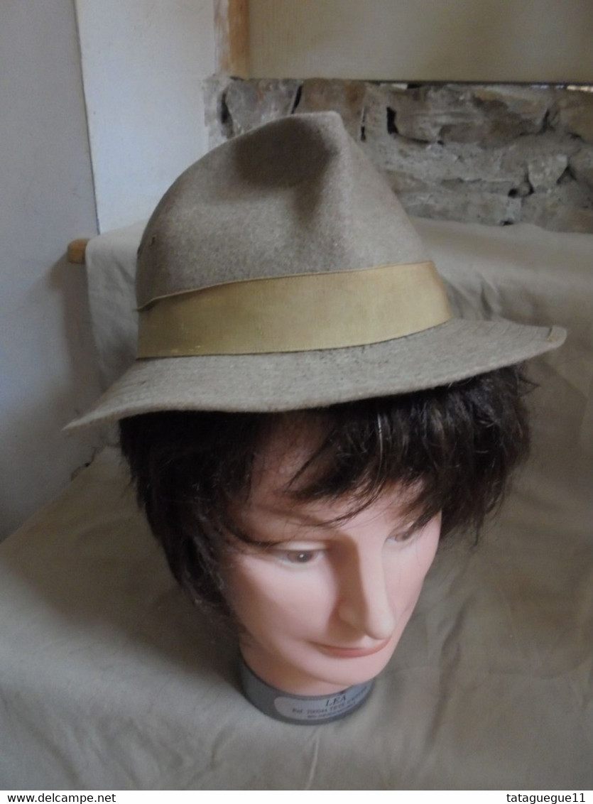 Ancien - Chapeau Femme Laine Feutrine Taille 55 - 4 Années 50 - Headdresses, Hats, Caps