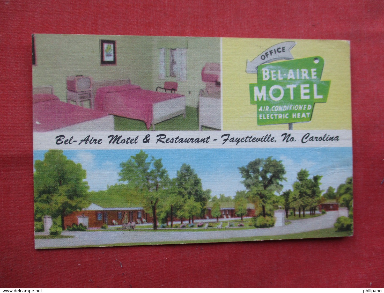 Bel Aire Motel  Fayetteville   North Carolina    -ref    3573 - Fayetteville